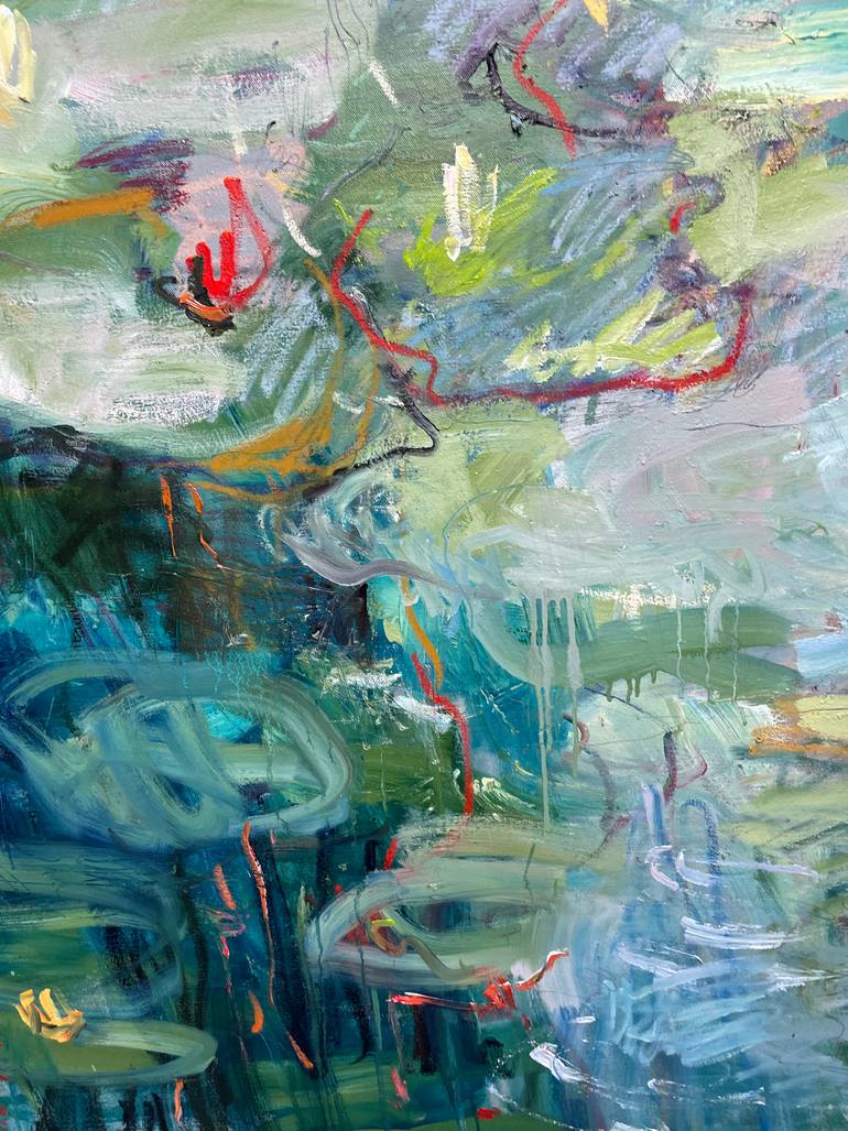 Original Abstract Nature Painting by Lilia Orlova-Holmes