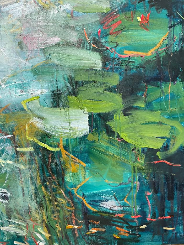 Original Abstract Nature Painting by Lilia Orlova-Holmes