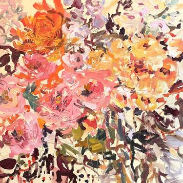 Print of Impressionism Floral Paintings by Lilia Orlova-Holmes