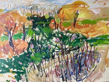 Print of Expressionism Landscape Paintings by Lilia Orlova-Holmes