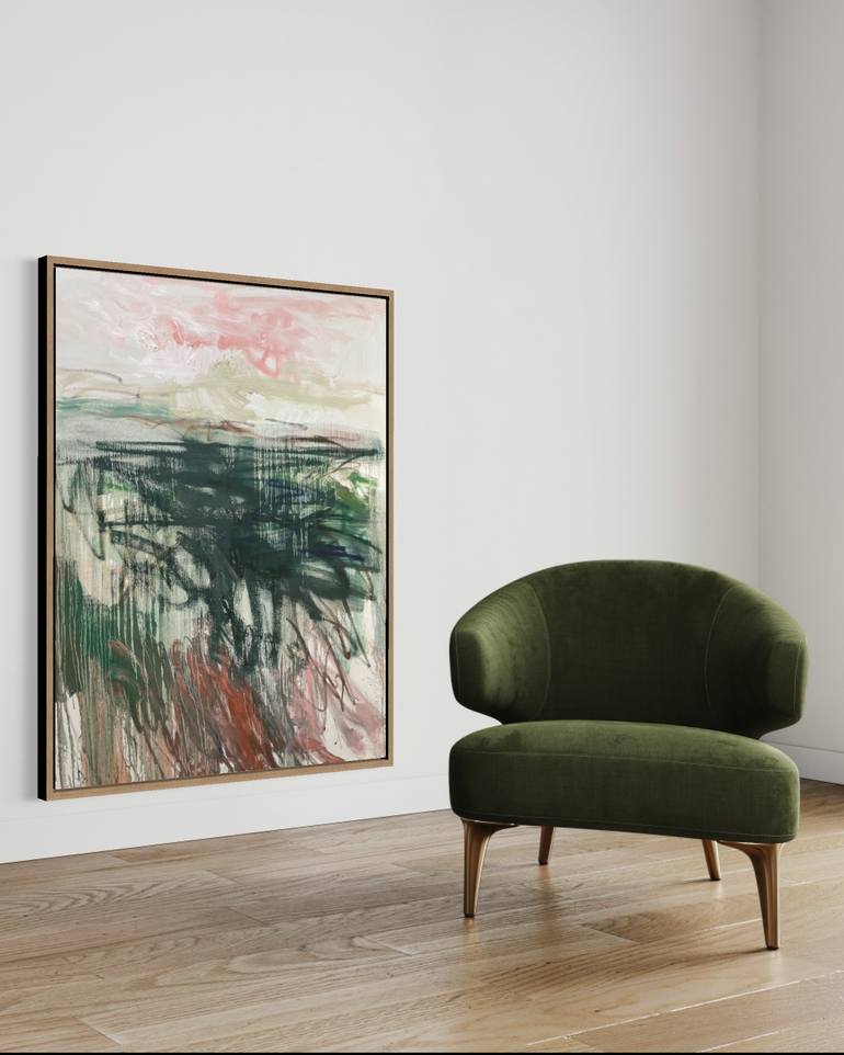 Original Abstract Landscape Painting by Lilia Orlova-Holmes