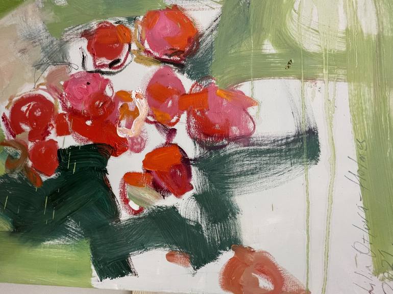 Original Expressionism Still Life Painting by Lilia Orlova-Holmes