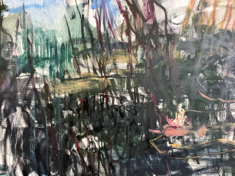 Original Impressionism Nature Painting by Lilia Orlova-Holmes