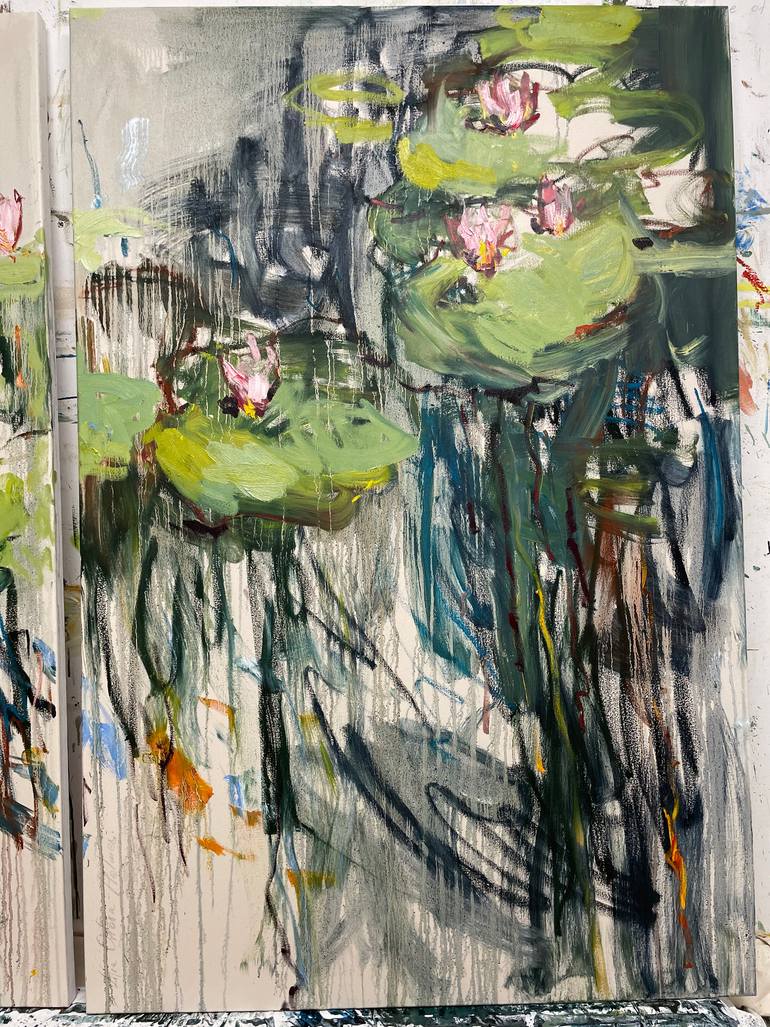 Original Abstract Nature Painting by Lilia Orlova-Holmes