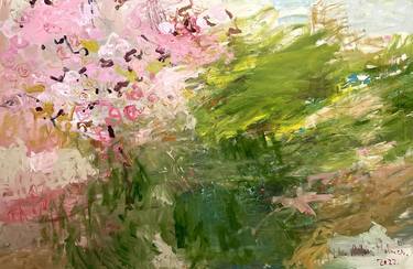 Spring walk in pink and green thumb
