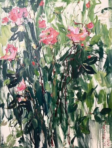 Print of Floral Paintings by Lilia Orlova-Holmes