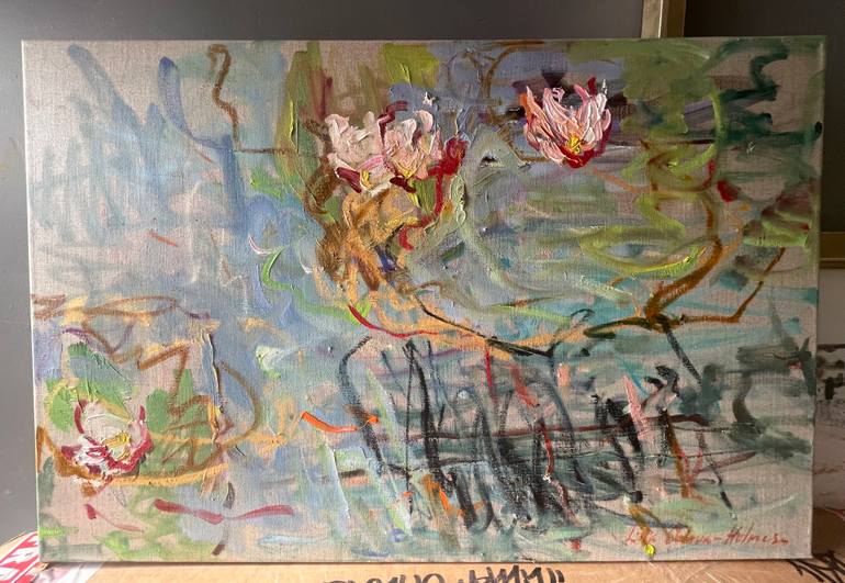 Original Impressionism Nature Painting by Lilia Orlova-Holmes
