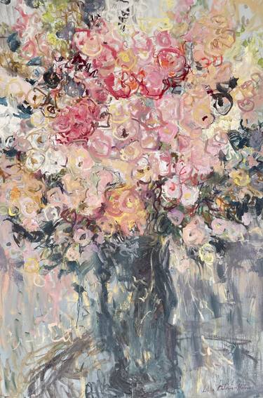 Original Expressionism Floral Paintings by Lilia Orlova-Holmes