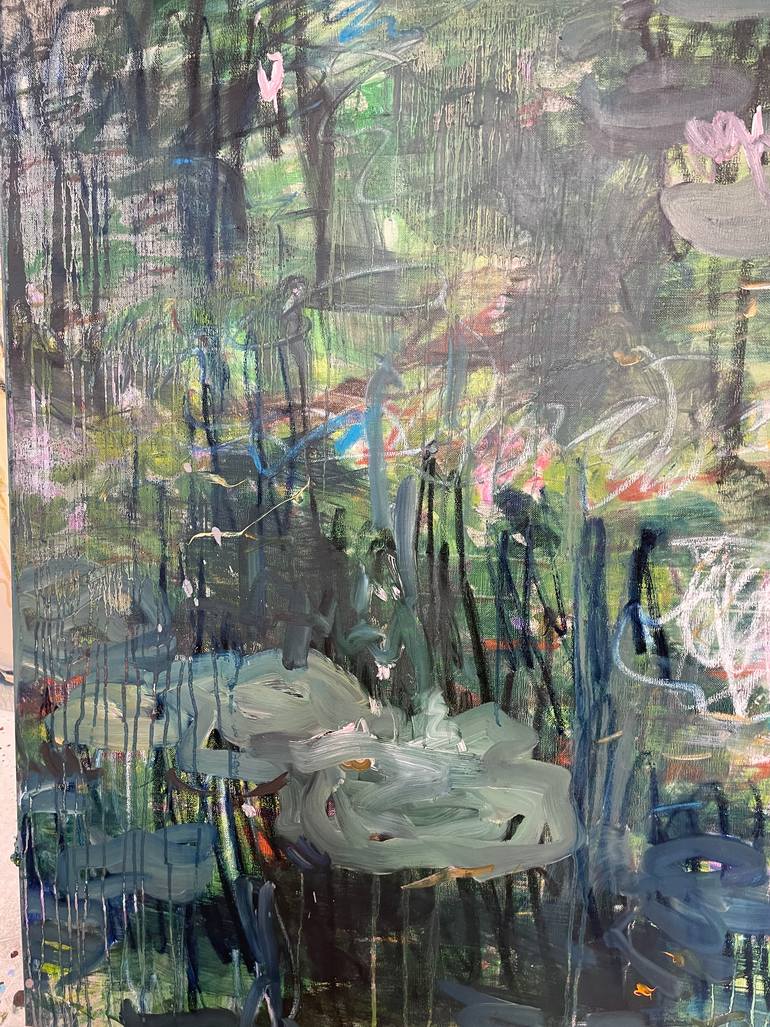 Original Abstract Nature Painting by Lilia Orlova-Holmes