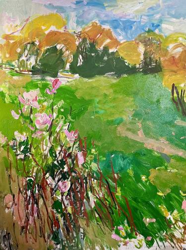 Print of Impressionism Landscape Paintings by Lilia Orlova-Holmes