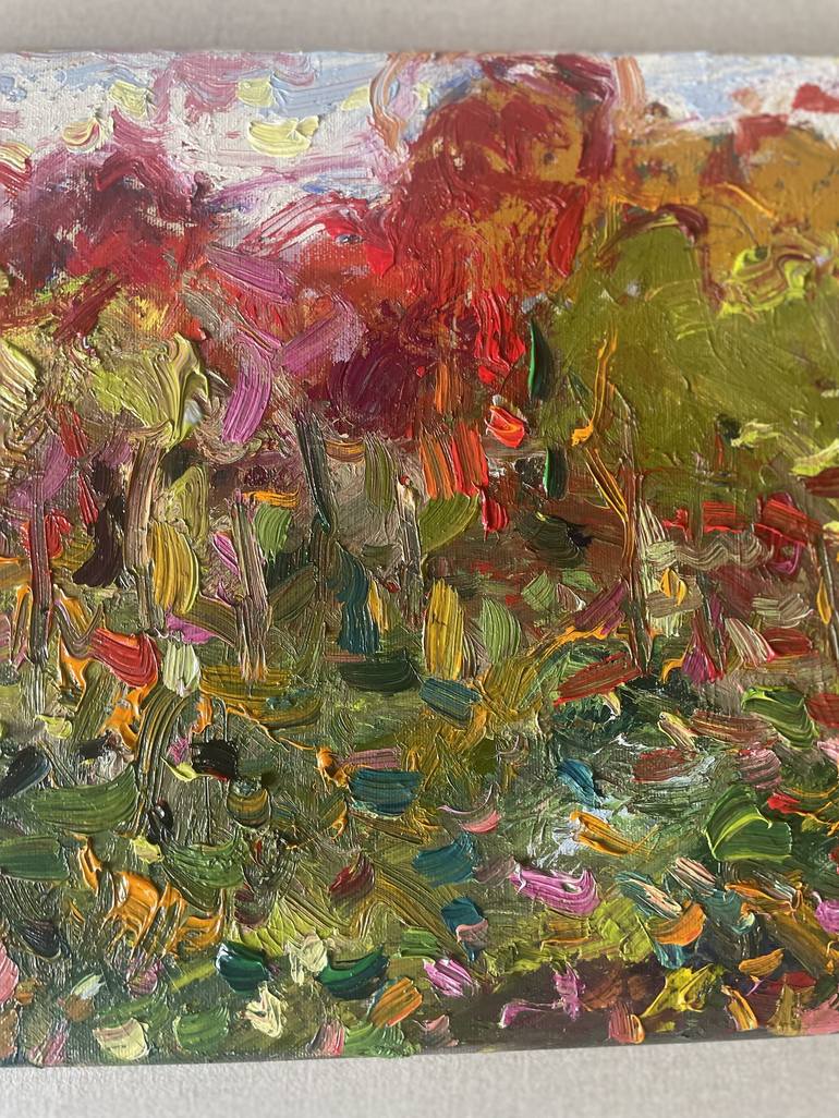 Original Impressionism Landscape Painting by Lilia Orlova-Holmes