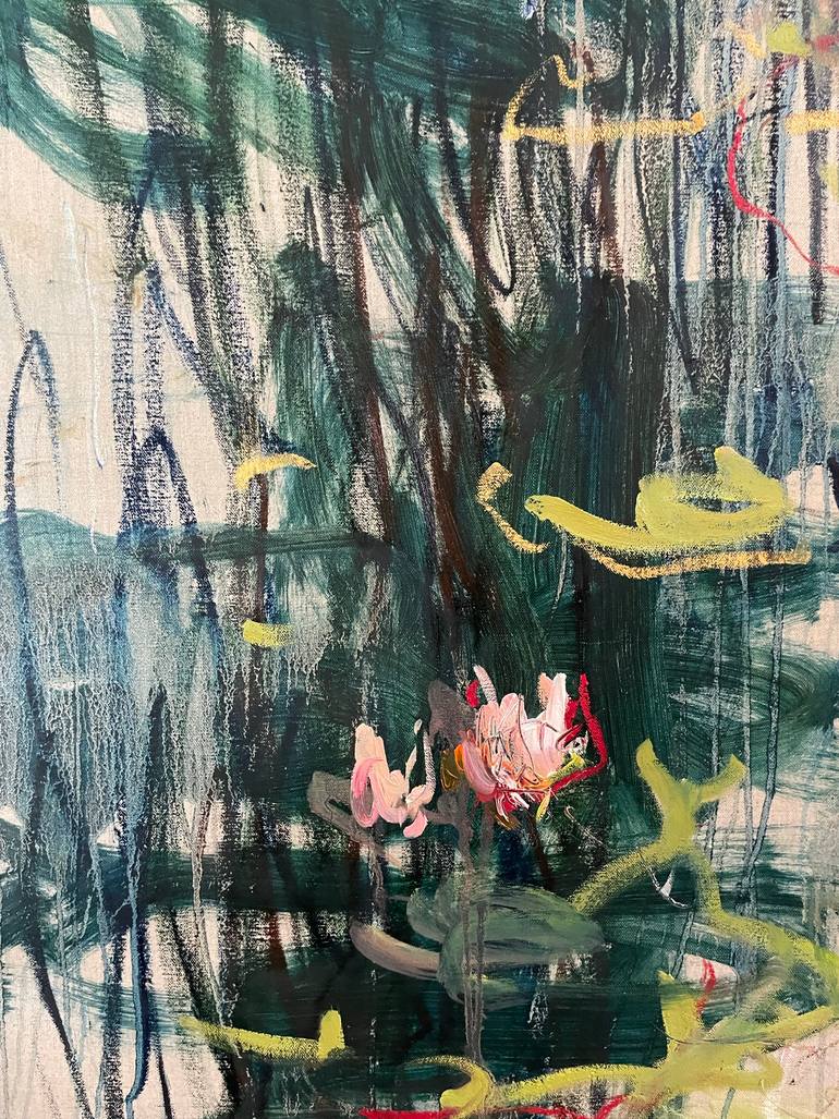 Original Abstract Expressionism Abstract Painting by Lilia Orlova-Holmes