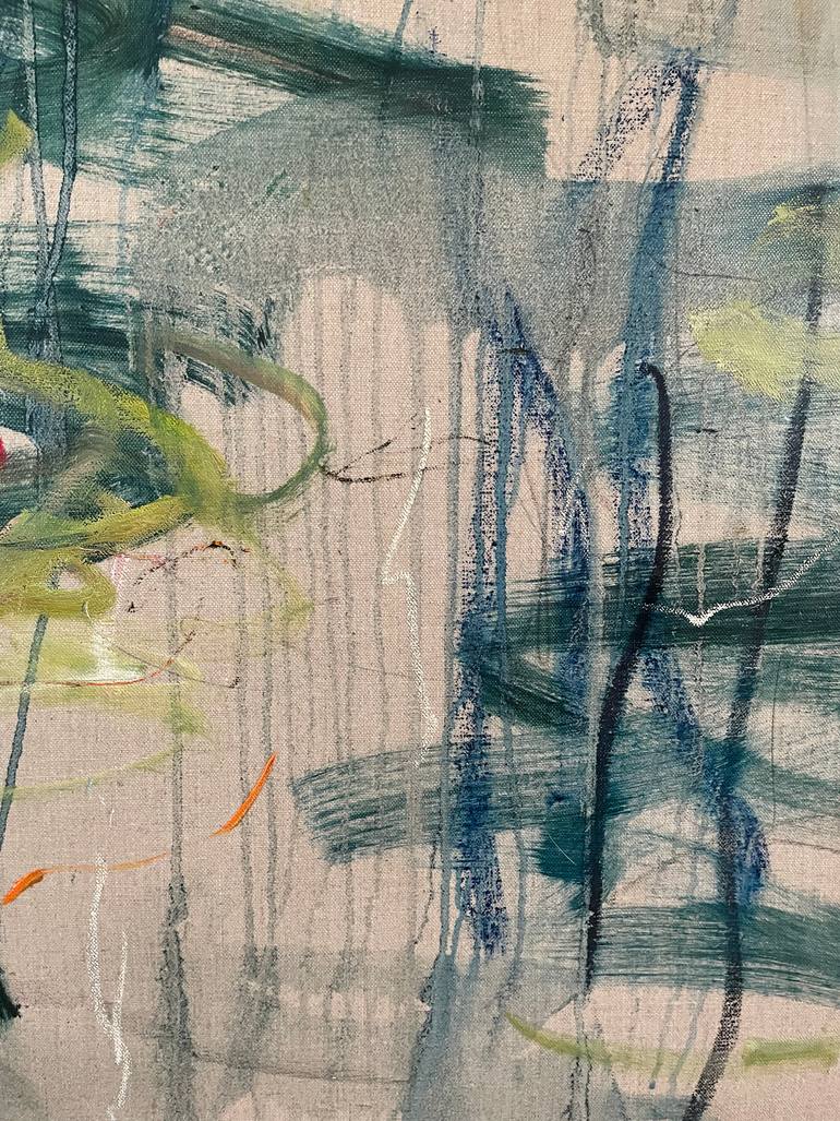 Original Abstract Expressionism Abstract Painting by Lilia Orlova-Holmes