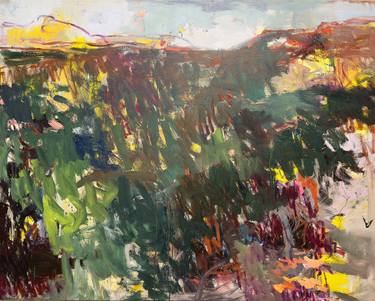 Original Abstract Expressionism Landscape Paintings by Lilia Orlova-Holmes
