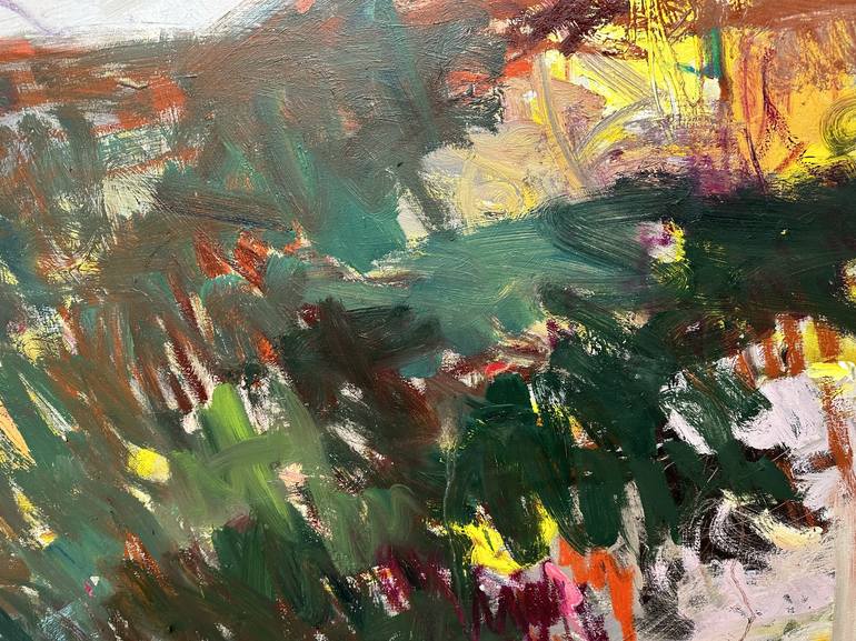 Original Abstract Expressionism Landscape Painting by Lilia Orlova-Holmes