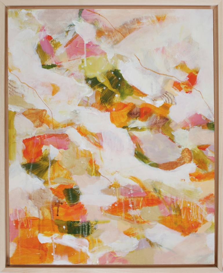 Original Abstract Expressionism Abstract Painting by Patricia Vargas