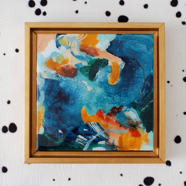 Original Abstract Expressionism Abstract Painting by Patricia Vargas