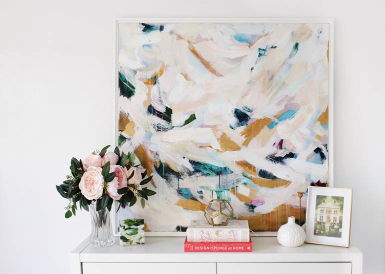 Original Abstract Expressionism Abstract Painting by Patricia Vargas