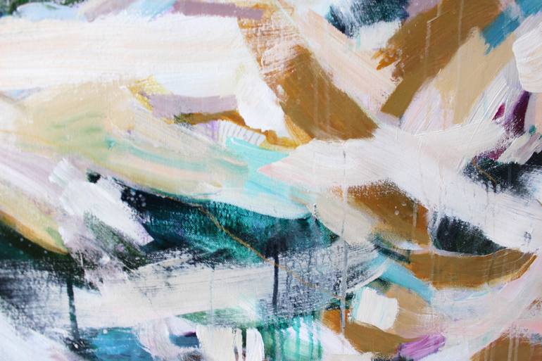 Original Abstract Expressionism Abstract Painting by Patricia Vargas