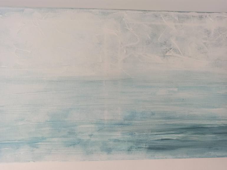 Original Impressionism Seascape Painting by Karyn Shafique