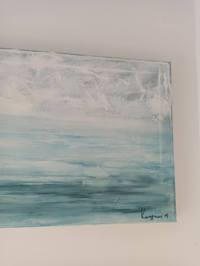 Original Impressionism Seascape Painting by Karyn Shafique