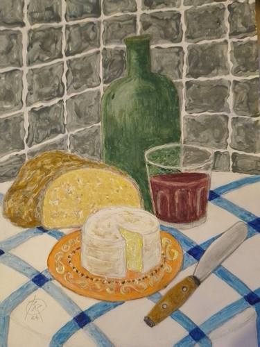 Original Figurative Food & Drink Paintings by Joakim Paz