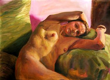 Original Realism Nude Paintings by Suzana Dzelatovic