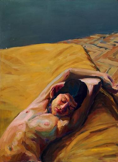 Original Expressionism Nude Paintings by Suzana Dzelatovic