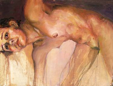 Original Figurative Nude Paintings by Suzana Dzelatovic
