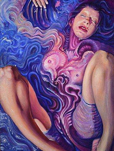Original Conceptual Erotic Paintings by Suzana Dzelatovic