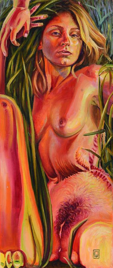Original Figurative Erotic Paintings by Suzana Dzelatovic