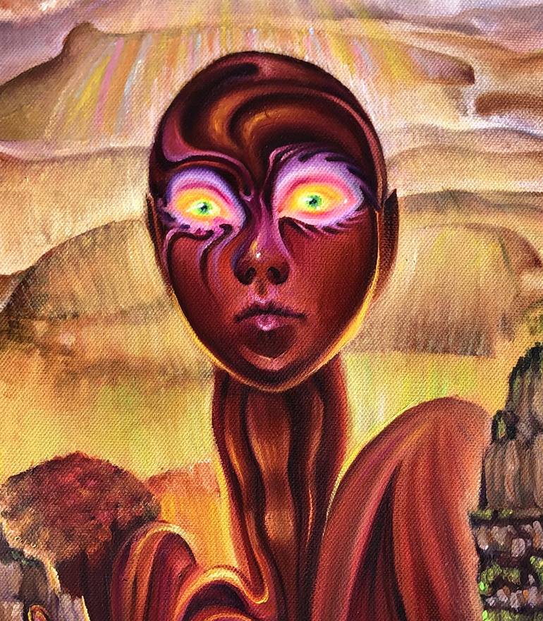 Original Surrealism Fantasy Painting by Suzana Dzelatovic