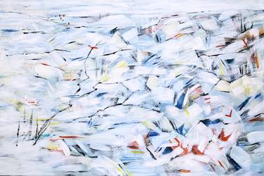 Original Abstract Expressionism Landscape Paintings by Eliane Saheurs