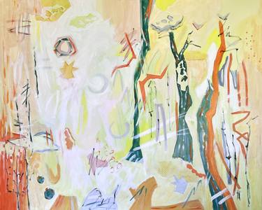 Original Abstract Expressionism Abstract Paintings by Eliane Saheurs