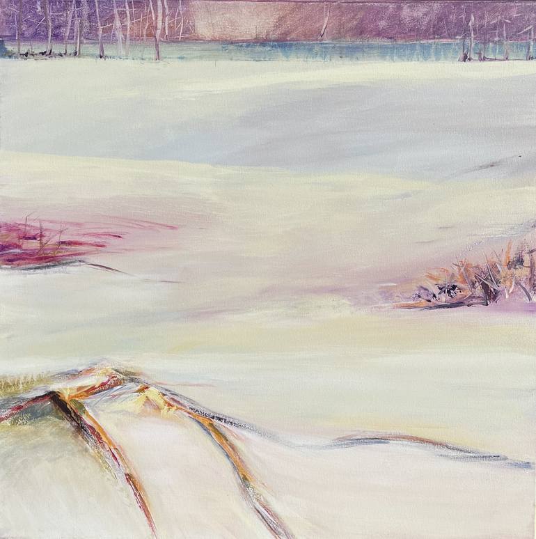 Original Abstract Expressionism Landscape Paintings by Eliane Saheurs