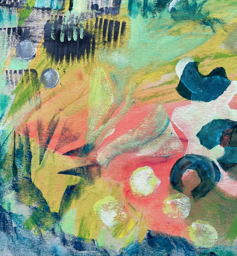 Original Abstract Expressionism Abstract Painting by Eliane Saheurs