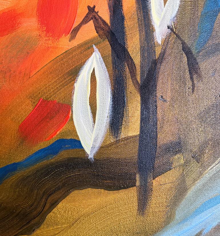 Original Impressionism Landscape Painting by Eliane Saheurs