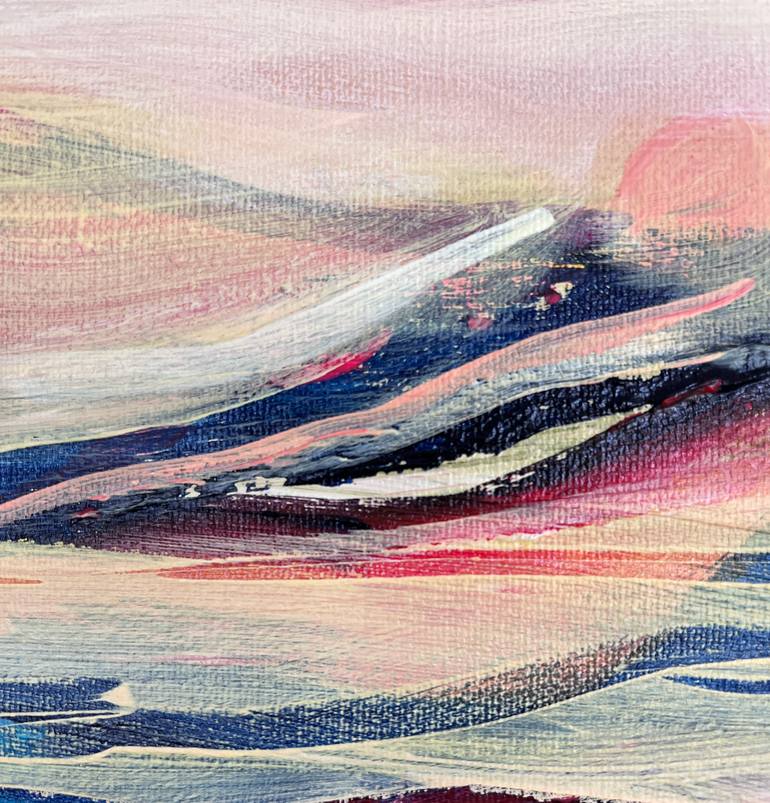 Original Abstract Expressionism Landscape Painting by Eliane Saheurs