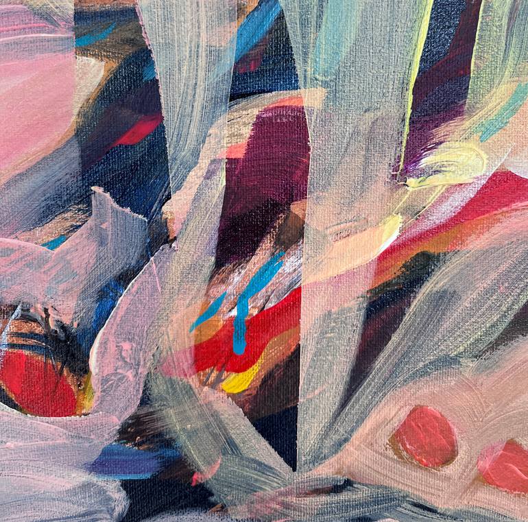 Original Abstract Expressionism Landscape Painting by Eliane Saheurs