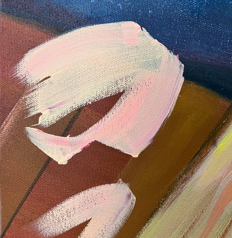 Original Abstract Expressionism Abstract Painting by Eliane Saheurs