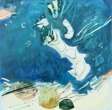 Original Abstract Expressionism Abstract Painting by Eliane Saheurs