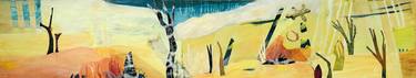 Original Expressionism Landscape Painting by Eliane Saheurs
