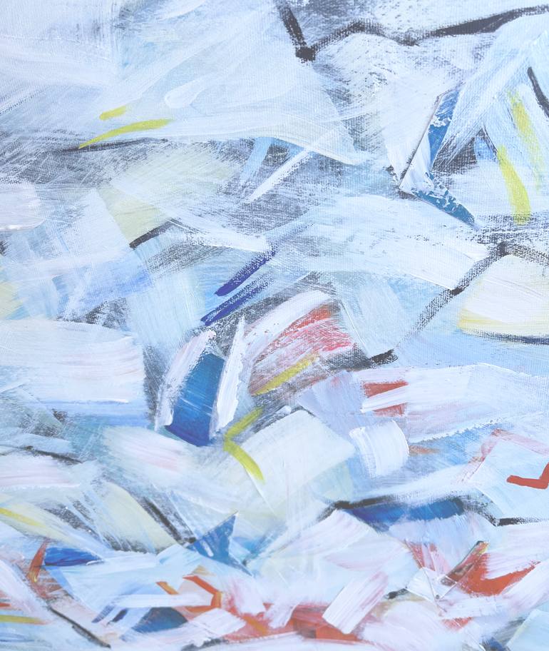 Original Expressionism Seascape Painting by Eliane Saheurs