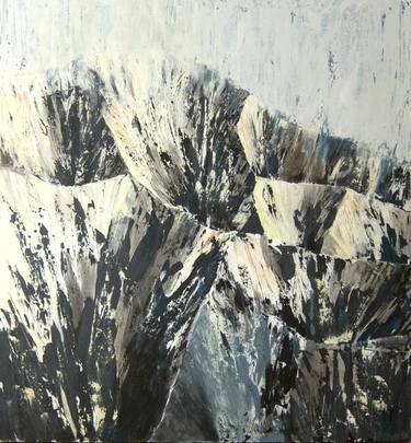 Original Abstract Expressionism Landscape Paintings by Eliane Saheurs