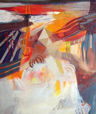 Original Abstract Paintings by Eliane Saheurs