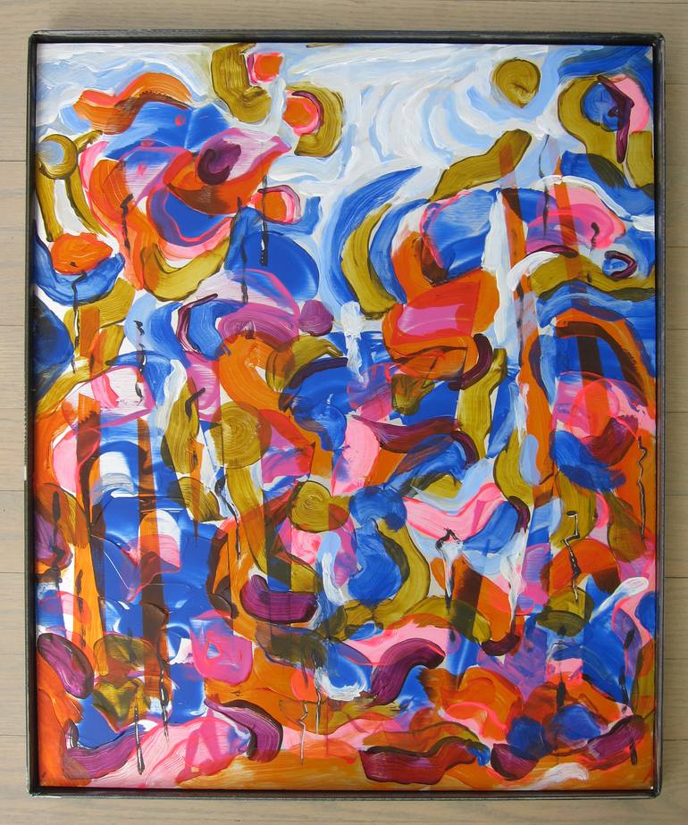 Original Abstract Painting by Eliane Saheurs