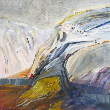 Original Abstract Expressionism Landscape Paintings by Eliane Saheurs