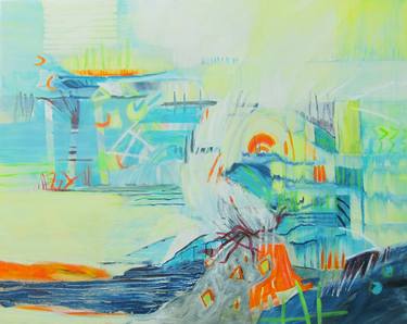 Original Abstract Paintings by Eliane Saheurs