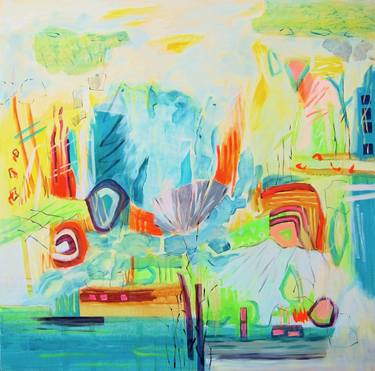 Original Abstract Paintings by Eliane Saheurs