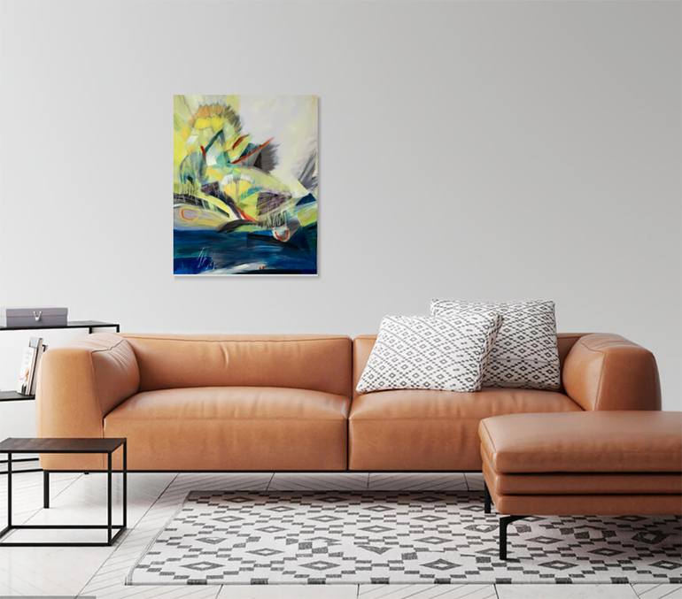 Original Abstract Painting by Eliane Saheurs